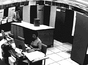 Multics machine room, 1973
