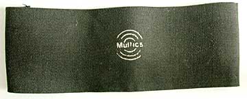 Multics logo black armband, 1985