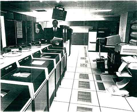 SJU Multics computer room, 1981
