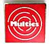 Multics memorabilia: lapel pin, red